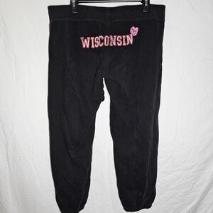 Vintage y2k 2008 victorias secret pink Wisconsin capri sweatpants
